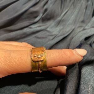 Hand crafted in Colorado brass and copper ring